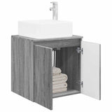 Wall-Mounted Sink Vanity Grey Sonoma 49.5 x 41 x 63 cm 890408