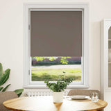 Roller blind blackout 124.4x175 cm Fabric Width 120 cm coffee 240126