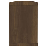 Wall Cube Shelves 6 pcs Brown Oak 60x15x23 cm Engineered Wood 815932
