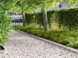 Lawn Edging 10 pcs 102 x 10 x 4 cm Steel Silver 8008754