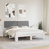 Bed Frame with Upholstered Headboard Light Grey 180 x 200 cm 3398083