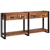 Console Tables with Drawer 2 pcs Multicolour 161 x 33 x 75 cm 3324225