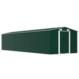 47032 Garden Shed Green 257x779x181 cm Galvanised steel