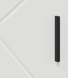 Bathroom Cabinet White 30 x 35 x 95 cm Engineered wood & Metal 883314