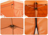 Pop-up Party Tent 575 x 288 x 245 cm Orange Oxford Fabric 42019910