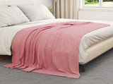 Throw Blankets 24 pcs Pink 200 x 150 cm Fleece 42017122