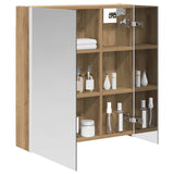 Bathroom Mirror Cabinet Artisian Oak 63.5 x 15.5 x 70 cm 889246