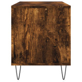 Record Cabinet Smoked Oak 100x38x48 cm Engineered Wood 831753