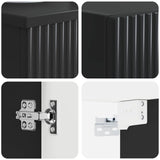 Bathroom Furniture Set 2 pcs Black 33 x 34.5 x 100 cm 3406104