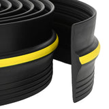 Garage Floor Seal Black and Yellow 12 x 90 mm 12 m PVC 42038291