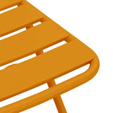 Garden Folding Chair Folding 2 pcs Mustard 42 x 52 x82cm 42002939