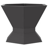 Fire Pit Black 50 x 50 x 40 cm Steel 858960