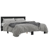 Bed Frame without Mattress Black 160x200 cm 3280137
