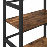 Bookshelf Smoked Oak 60 x 29.5 x 81 cm Engineered Wood 883918