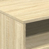 Coffee Table with LED Lights Sonoma Oak 50x49x40 cm 839828
