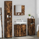 Bathroom Furniture Set 4 pcs Smoked Oak 61 x 35 x 64 cm 3392968