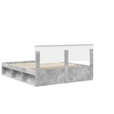 Bed Frame with Headboard Concerte 160 x 200 cm Solid Pine Wood 3410576