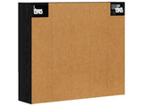 Bathroom Mirror Cabinet Black Oak 60 x 14.5 x 70 cm 889184