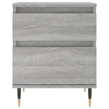 ZNTS Bedside Cabinets 2 pcs Grey Sonoma 40x35x50 cm Engineered Wood 830665