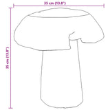 Stool Natural 35 x 35 x 35 cm Solid Teak Wood 42012369
