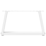 Coffee Table Legs V-Shape 2 pcs White 60x cm Steel 4012533