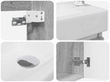 Bathroom Vanity Unit with Tap Grey Sonoma 45.5 x 22.5 x 84 cm 889457