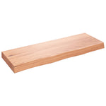 Bathroom Countertop Light Brown 80x30x cm Treated Solid Wood 3156115