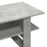 ZNTS Coffee Table Concrete Grey 102x55x42 cm Engineered Wood 823265