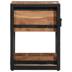 ZNTS Nightstand 30x30x40 cm Solid Acacia Wood 4016710