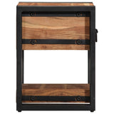 ZNTS Nightstand 30x30x40 cm Solid Acacia Wood 4016710