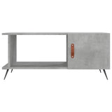 Coffee Table Concrete Grey 90x50x40 cm Engineered Wood 829464