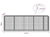 Gabion with 3.5 mm Wire and 5x5 cm Mesh 450x100x200 cm 3462483
