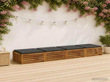 4-Piece Seat Cushions SOEST 4 pcs 100% Polyester Anthracite 945016