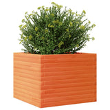 Garden Planter Wax Brown 60x60x45.5 cm Solid Wood Pine 847250