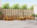 Outdoor Sofa Set 8 pcs Natural Solid Acacia Wood 3373164