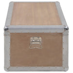 Storage Box Solid Fir Wood 91x52x40 cm Brown 246124