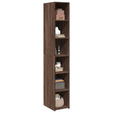 Highboard Brown Oak 30x41x185 cm Engineered Wood 846417
