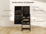 Freestanding Mirrored Jewellery Storage Cabinet 71912053