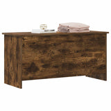 Storage Chest Smoked Oak 100 x 40 x 50 cm Engineered Wood 8011271