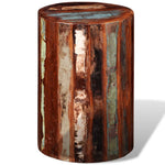Stool Solid Reclaimed Wood 241628