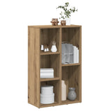 Book Cabinet Artisan Oak 50x25x80 cm Engineered Wood 855781