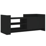 TV Cabinet Black 100x35x40 cm Engineered Wood 848375