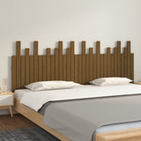 Wall Headboard Honey Brown 204x3x80 cm Solid Wood Pine 824781