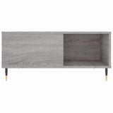 Coffee Table Grey Sonoma 80x80x36.5 cm Engineered Wood 830778