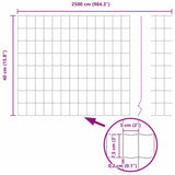 Euro Fence Grey 0.4 x 25 m PVC-coated iron 42004522