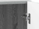 Bedside Table Grey Sonoma 43 x 34.5 x 47 cm Engineered Wood 895267