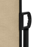 Retractable Side Awning Beige 200x600 cm 4004555
