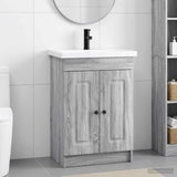 Bathroom Furniture Set Grey Sonoma 56 x 37.5 x 81 cm 3404170
