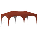 Pop-up Party Tent 575 x 288 x 245 cm Terracotta Oxford Fabric 42019886