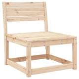 Garden Lounge Set Natural Wood Solid pinewood Large Modular 3216925